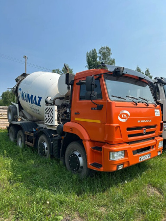 Туймазинский завод автобетоновозов 5814 на шасси КамАЗ 6540 8x4 Автобетоносмеситель 5814Y9 — Б/У, 2021 г.