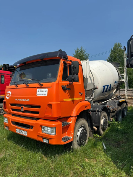 Туймазинский завод автобетоновозов 5814 на шасси КамАЗ 6540 8x4 Автобетоносмеситель 5814Y9 — Б/У, 2021 г.