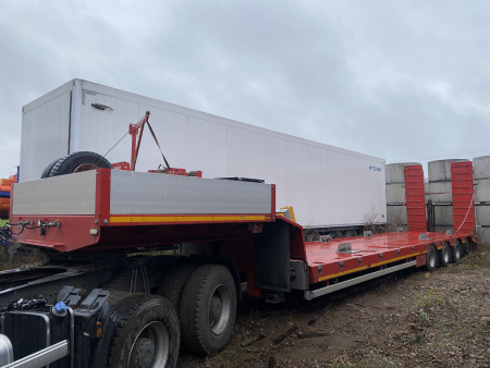 САВ (СпецАвто-Восток) 9318 Полуприцеп тяжеловоз 4 оси 93184E5 — Б/У, 2023 г.