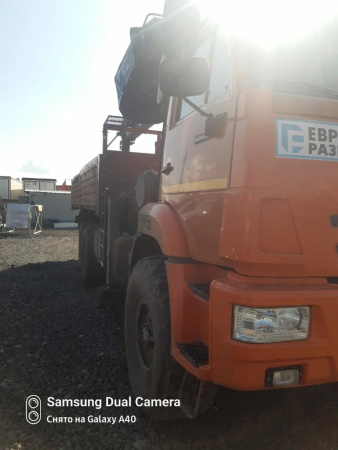 Агропромсервис 4382 на шасси КамАЗ 43118 6x6 Бортовой с КМУ 438240-02 — Б/У, 2022 г.