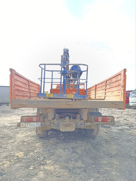 Агропромсервис 4382 на шасси КамАЗ 43118 6x6 Бортовой с КМУ 438240-02 — Б/У, 2022 г.