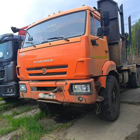 КАМАЗ 43118 6x6 Сортиментовоз с КМУ — Б/У, 2022 г.
