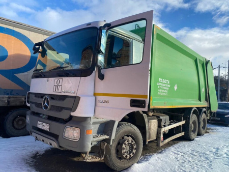 ВКР MB3 на шасси Mercedes-Benz Actros 6x4 Мусоровоз MB3CVK — Б/У, 2019 г.