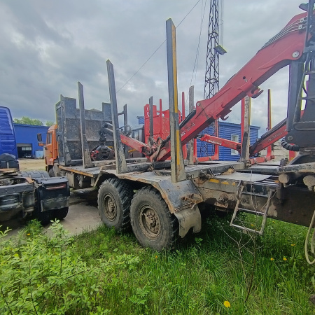 КАМАЗ 43118 6x6 Сортиментовоз с КМУ — Б/У, 2022 г.