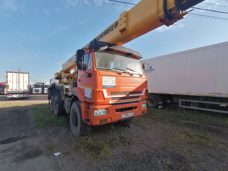 ИМЗ Автокран КС-45717К на шасси КамАЗ 43118 6x6 Автокран КС-45717К-3Р — Б/У, 2020 г.