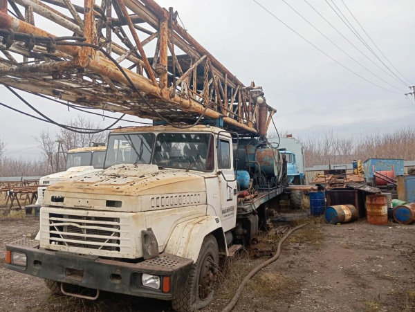Ишимбайский машиностроительный завод УПА-60М на шасси КрАЗ 65053 6x4 Установка подъемная — Б/У, 2016 г.