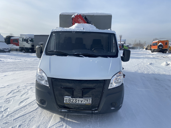 GAZ GAZELLE NEXT Бортовой с КМУ 2784BB — Б/У, 2024 г.