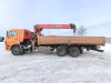 АвтоСтар 6896 на шасси КамАЗ 65115 6x4 Бортовой с КМУ 689642 — Б/У, 2022 г.