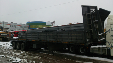 САВ (СпецАвто-Восток) 9318 Полуприцеп тяжеловоз 3 оси 93183RE6 — Б/У, 2023 г.