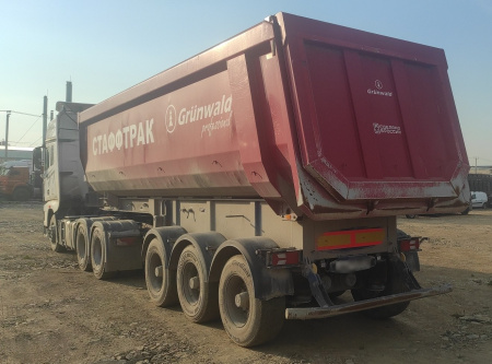 GRUNWALD 9453 Полуприцеп самосвальный — Б/У, 2021 г.