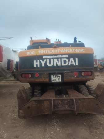 Hyundai R180 Экскаватор колесный R180W-9S — Б/У, 2016 г.