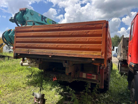 Кран центр "КАМАЗ" 659100 на шасси КамАЗ 43118 6x6 Бортовой с КМУ — Б/У, 2023 г.