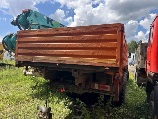 Кран центр "КАМАЗ" 659100 на шасси КамАЗ 43118 6x6 Бортовой с КМУ — Б/У, 2023 г.