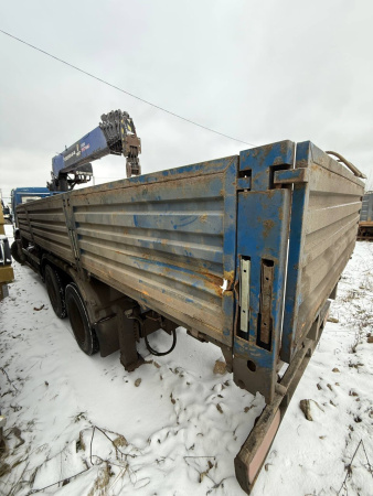 АВТОФЛАГМАН 3375 на шасси КамАЗ 65117 6x4 Бортовой с КМУ 337539 — Б/У, 2021 г.