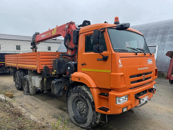 КАМАЗ (КАЗ) КС-55713* на шасси КАМАЗ 43118 6x6 Автокран — Б/У, 2022 г.
