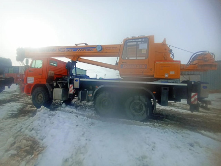 Галичский автокрановый завод (ГАКЗ) КС-55713 на шасси КамАЗ 43118 6x6 Автокран КС-55713-5В-1 — Б/У, 2022 г.