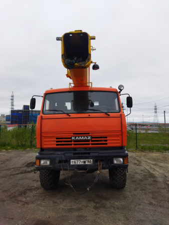 ИМЗ Автокран КС-45717К на шасси КамАЗ 43118 6x6 Автокран КС-45717К-3Р — Б/У, 2017 г.