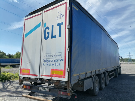 Тонар 97461 Полуприцеп бортовой — Б/У, 2018 г.