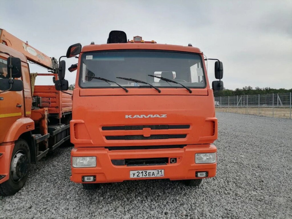 Агропромсервис 4382 на шасси КамАЗ 65115 6x4 Бортовой с КМУ 438230 — Б/У, 2022 г.