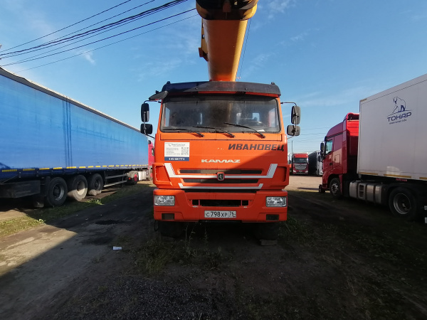 ИМЗ Автокран КС-45717К на шасси КамАЗ 43118 6x6 Автокран КС-45717К-3Р — Б/У, 2020 г.