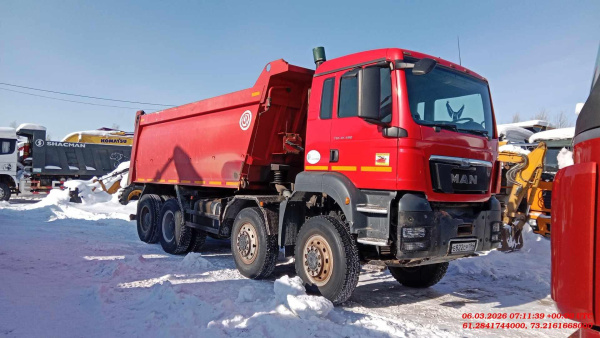 MAN TGS 41.480 8x8 BB-WW — Б/У, 2015 г. (Сургут, 680000 км)