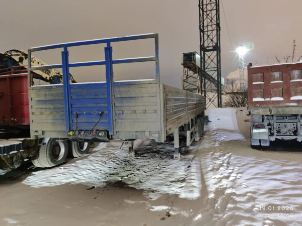 Туймазинский завод автобетоновозов 5885 Полуприцеп бортовой 588513 — Б/У, 2023 г.