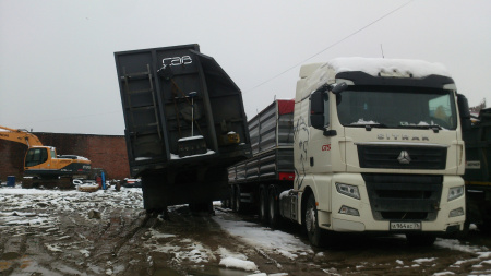 САВ (СпецАвто-Восток) 9318 Полуприцеп тяжеловоз 3 оси 93183RE6 — Б/У, 2023 г.