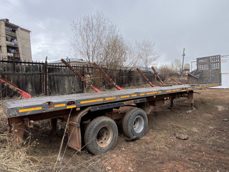 САВ (СпецАвто-Восток) 9318 Полуприцеп тяжеловоз 2 оси 931822-0000090-E30 — Б/У, 2022 г.