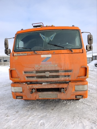 АвтоСтар 6896 на шасси КамАЗ 65115 6x4 Бортовой с КМУ 689642 — Б/У, 2022 г.
