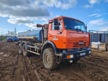 НПО Трансмастер 4671 на шасси КамАЗ 43118 6x6 Автоцистерна пищевая 4671М2-20 — Б/У, 2022 г.