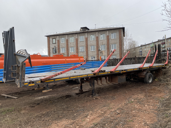 САВ (СпецАвто-Восток) 9318 Полуприцеп тяжеловоз 2 оси 931822-0000090-E30 — Б/У, 2022 г.