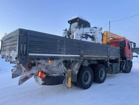 МАЗ 6312 6x4 Бортовой с КМУ 741302 — Б/У, 2023 г.