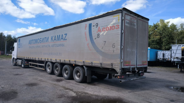 ТОНАР 97463 Полуприцеп шторный — Б/У, 2019 г.