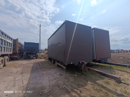 Камский завод Трансмаш 870610 Прицеп шторно-бортовой — Б/У, 2019 г.