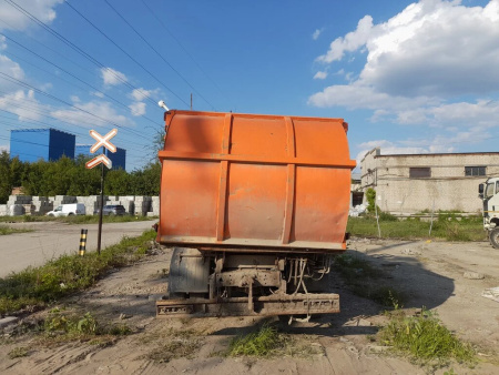 Ряжский авторемонтный завод МК-4552 на шасси КамАЗ 43253 4x2 Мусоровоз МК-4552-02 — Б/У, 2019 г.