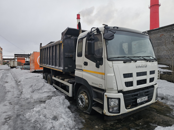 АВТОМАСТЕР 6589* на шасси Isuzu Giga (CYZ) 6x4 Самосвал — Б/У, 2020 г.