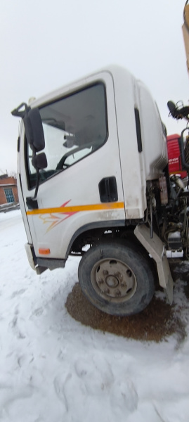 FAW CA5066 4x2 Бортовой с КМУ CA5066JSQP40K2E5A84 — Б/У, 2019 г.