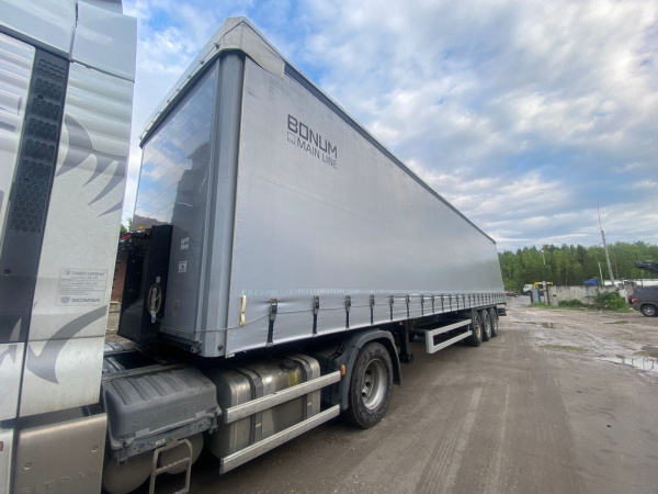 BONUM 9142 Полуприцеп шторный 914296-04 — Б/У, 2023 г.