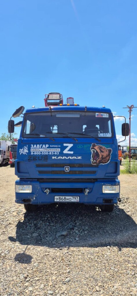 КамАЗ 65117 6x4 Бортовой с КМУ 438210 — Б/У, 2023 г.