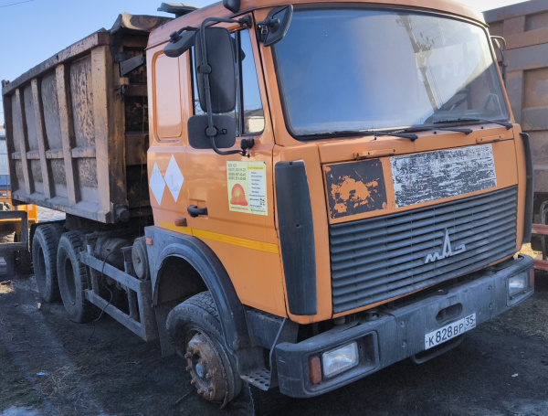 КУПАВА 6731* на шасси МАЗ 5516Х5 6x4 Самосвал — Б/У, 2018 г.
