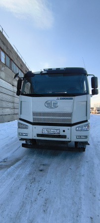 Айсин W0 на шасси FAW CA 3250 6x4 Бортовой с КМУ W0K00 — Б/У, 2023 г.