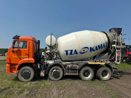 Туймазинский завод автобетоновозов 5814 на шасси КамАЗ 6540 8x4 Автобетоносмеситель 5814Y9 — Б/У, 2021 г.