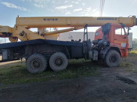 ИМЗ Автокран КС-45717К на шасси КамАЗ 43118 6x6 Автокран КС-45717К-3Р — Б/У, 2020 г.