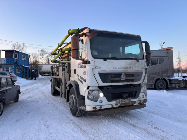 Howo T5G 4x2 Автобетононасос UMCSB3 — Б/У, 2024 г.