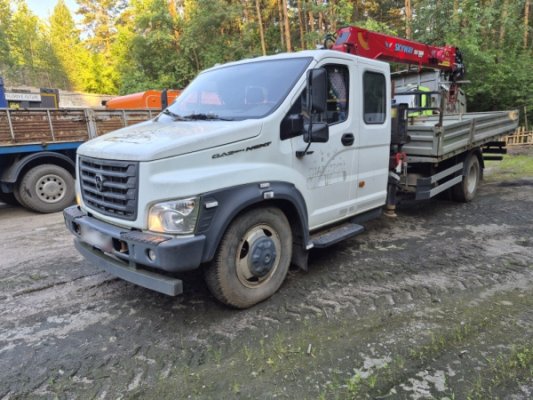 Нижегородский Автомобильный Завод 1992W2 с КМУ SKYWAY SK508 (двойная кабина) — Б/У, 2024 г.