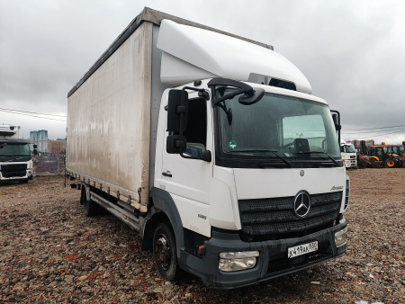 Mercedes-Benz ATEGO 4x2 Бортовой с гидробортом 818 — Б/У, 2018 г.