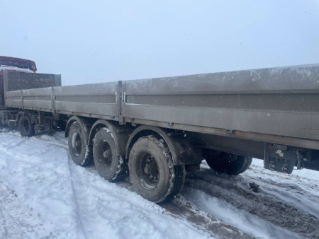 САВ (СпецАвто-Восток) 9318 Полуприцеп тяжеловоз 3 оси 931803E3 — Б/У, 2024 г.