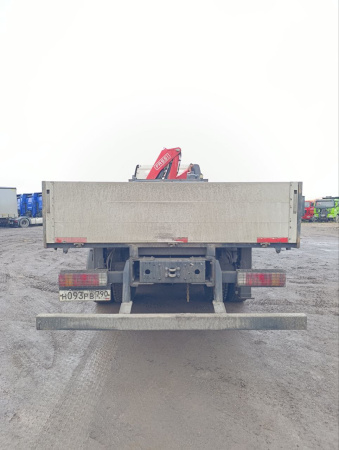 ТК ЛИФТ 7066 на шасси FAW CA 3250 6x4 Бортовой с КМУ 7066-F8 — Б/У, 2023 г.