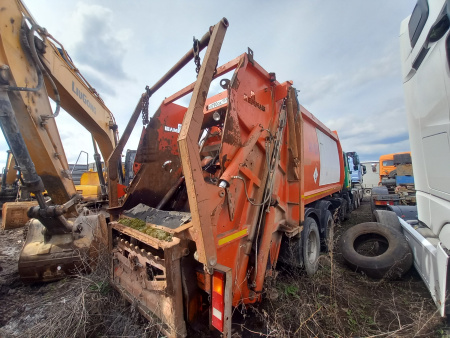 Мценский завод Коммаш КО-427 на шасси МАЗ 6312 6x4 Мусоровоз КО-427-90 — Б/У, 2016 г.