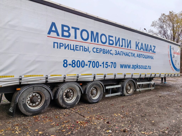 Тонар 97882 Полуприцеп шторный — Б/У, 2020 г.